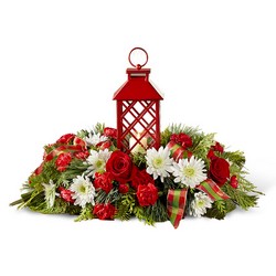 The FTD Celebrate the Season Centerpiece from Victor Mathis Florist in Louisville, KY